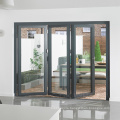 Exterior entrance veranda sliding bifold aluminum folding glass door malaysia